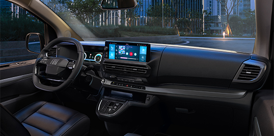 Wnętrze Fiata Ulysse. Naprawa szyb Fiat Professional